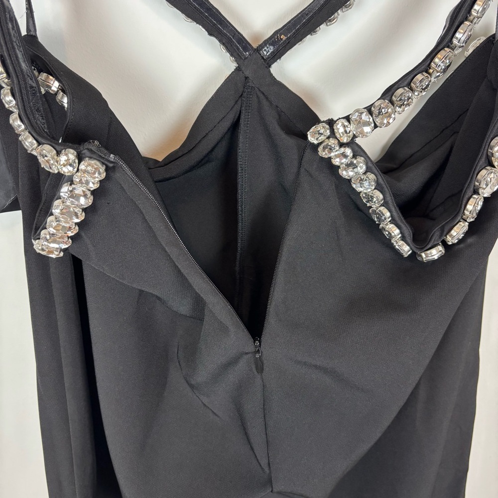 RETROFETE Kaz Pant in Black & Silver Size XL - Picture 8 of 15